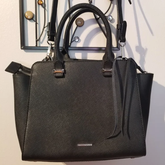 Rebecca Minkoff black leather satchel/crossbody - Picture 10 of 15